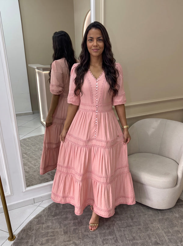 Vestido Briana - Rosa Seco
